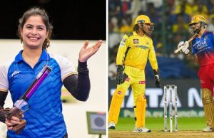 Manu Bhakar के पीछे लड़ बैठे Virat-Dhoni के फैन, सोशल मीडिया पर फैल गई ये अफवाह