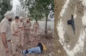 Jalandhar Police और गैंगस्टर के बीच मुठभेड़, आरोपी के पैर में लगी गोली