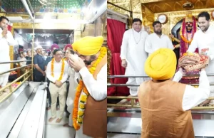 CM Bhagwant Mann ने श्री काली माता मंदिर में माथा टेका और राज्य की शांति व प्रगति के लिए अरदास की