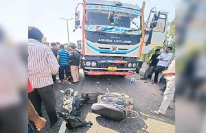 Jalandhar बाईपास फ्लाईओवर पर टिप्पर ने ई.वी. स्कूटी सवार को मारी टक्कर, मौत