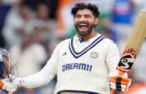 रवींद्र जडेजा ने इस मामले में धोनी को पछाड़ा; पिछली 9 पारियों में लगाए 7 अर्द्धशतक