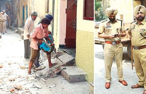 Jalandhar: बस्ती गुजां में नशा तस्कर की अनधिकृत संपत्ति ध्वस्त की