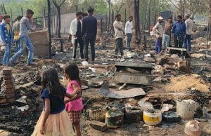 RCF ਕਪੂਰਥਲਾ ਨੇੜੇ 100 ਝੁੱਗੀਆਂ ਨੂੰ ਲੱਗੀ ਭਿਆਨਕ ਅੱਗ