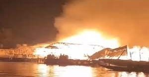 ਡਲ ਝੀਲ ‘ਚ ਲੱਗੀ ਅੱਗ