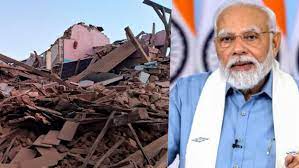 earthquake PM Modi