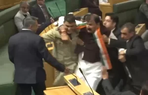 Jammu and Kashmir ਵਿਧਾਨ ਸਭਾ ‘ਚ ਤੀਜੇ ਦਿਨ ਵੀ ਹੰਗਾਮਾ, ਹੱਥੋਪਾਈ ‘ਤੇ ਉਤਰੇ ਵਿਧਾਇਕ