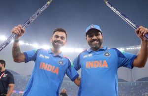 Champions Trophy ਜਿੱਤਣ ਤੋਂ ਬਾਅਦ Rohit-Kohli ਨੇ ਇਸ ਤਰ੍ਹਾਂ ਕੀਤਾ ਡਾਂਸ, ਸਟੰਪਸ ਨਾਲ ਕੀਤਾ ਡਾਂਡੀਆਂ