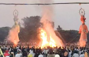 ਦੇਸ਼ ਭਰ ਵਿੱਚ ਮਨਾਇਆ ਗਿਆ ਦੁਸ਼ਹਿਰੇ ਦਾ ਤਿਉਹਾਰ, ਲੁਧਿਆਣਾ ਵਿੱਚ ਸਾੜਿਆ ਗਿਆ 121 ਫੁੱਟ ਦਾ ਪੁਤਲਾ