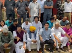 पंजाब के सीएम भगवंत मान ने दिल्ली और पंजाब के मंत्रियों के साथ CBI दफ्तर के बाहर लगाया धरना, पुलिस ने विधायकों व मंत्रियों पर किया लाठीचार्ज