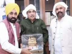 नितिन गडकरी ने मानी सीएम भगवंत मान की मांग, जालंधर-होश्यिारपुर रोड और आदमपुर फ्लाई-ओवर का काम पूरा करने का दिया भरोसा, सुशील रिंकू भी रहे साथ