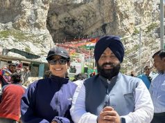 पंजाब के केबिनेट मंत्री हरजोत सिंह बैंस पत्नी ज्योति यादव के साथ अमरनाथ यात्रा पर गए, किए बाबा बर्फानी के दर्शन, देखें तस्वीरें