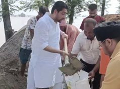 जालंधर वेस्ट के विधायक शीतल अंगुराल भी पहुंचे बाढ़ प्रभावित इलाकों में, पानी रोकने के लिए खुद भरी मिट्टी की बोरियां, पढ़ें
