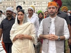 अमृतसर पहुंचा हॉट कपल : मंगेतर परिणीति चोपड़ा संग श्री हरमंदिर साहिब में नतमस्तक हुए सांसद राघव चड्ढा