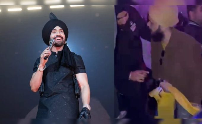 कनाडा में Diljit Dosanjh के कॉन्सर्ट में Khalistan के नारे:सिक्योरिटी ने खालिस्तान समर्थकों को रोका