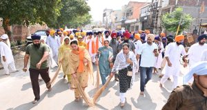 मीरी पीरी खालसा मार्च आज गुरुद्वारा बाउली साहिब गोइंदवाल से अगले पड़ाव के लिए रवाना