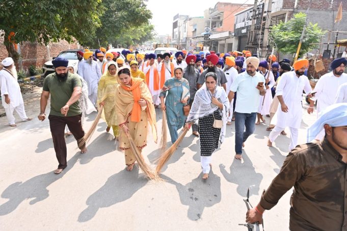 मीरी पीरी खालसा मार्च आज गुरुद्वारा बाउली साहिब गोइंदवाल से अगले पड़ाव के लिए रवाना
