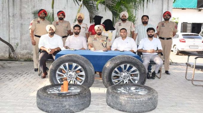 लुधियाना में Fortuner के टायर चोरी करने वाले गिरोह का खुलासा, दो आरोपी गिरफ्तार