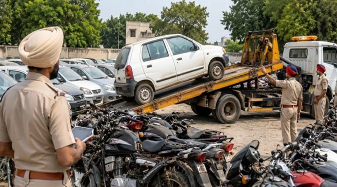 Jalandhar में जब्त वाहनों की होगी नीलामी, ट्रैफिक पुलिस ने जारी किया अंतिम Notice