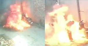 Punjab में बड़ी वारदात: साले ने पेट्रोल डालकर जीजे को लगाई आग