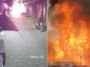 Amritsar के बाजार में लगी भयानक आग, शॉर्ट सर्किट से 2 दुकानें जलकर हुई राख