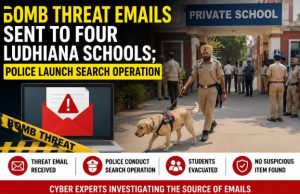लुधियाना के 4 निजी स्कूलों को बम से उड़ाने की धमकी, ई-मेल के बाद पुलिस ने शुरू किया सर्च ऑपरेशन Bomb Threat Emails Four Ludhiana schools
