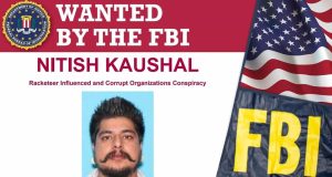 Bhagwanpuria Gang के खिलाफ अमेरिका में एक्शन, FBI की मोस्ट वांटेड लिस्ट में गैंगस्टर नीतीश कौशल
