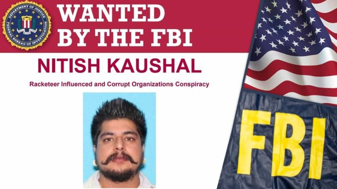 Bhagwanpuria Gang के खिलाफ अमेरिका में एक्शन, FBI की मोस्ट वांटेड लिस्ट में गैंगस्टर नीतीश कौशल