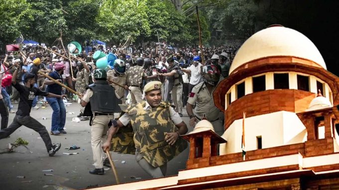 छात्रों पर लाठीचार्ज को Supreme Court ने बताया गलत, कहा- शांतिपूर्ण प्रदर्शन संवैधानिक अधिकार