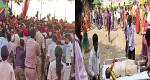मधेपुरा में सिंहेश्वर मंदिर में भीड़ बेकाबू, बैरिकेडिंग टूटी; भगदड़ जैसी स्थिति में कई श्रद्धालु घायल
