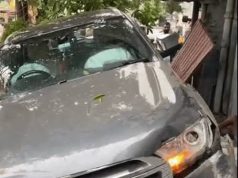 Jalandhar में तेज रफ्तार कार ने मजदूरों को रौंदा:3 घायल, ड्राइवर बोला- टायर फटा और गाड़ी बेकाबू हुई, लोगों ने कहा- नशे में था