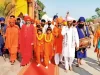 Jalandhar से सुबह 9 बजे रवाना हुई शोभायात्रा शाम 8.30 बजे पहुंची भगवान वाल्मीकि तीर्थ, जगह-जगह फूलों से हुआ स्वागत