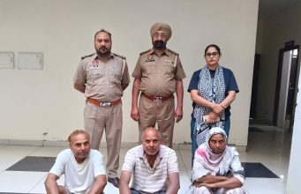 Ludhiana में पुलिस पर हमले के आरोपियों पर एक्शन:3 गिरफ्तार; मुख्य आरोपी फरार, हाथापाई दौरान तोड़े थे वर्दी के बटन