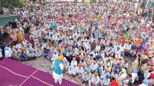 cm mann rally in dhuri cm mann rally in dhuri